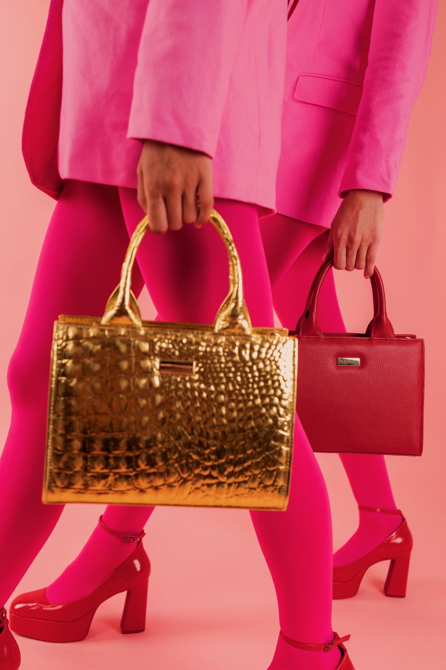 GRACE MINITOTE (gold croco genuine leather)