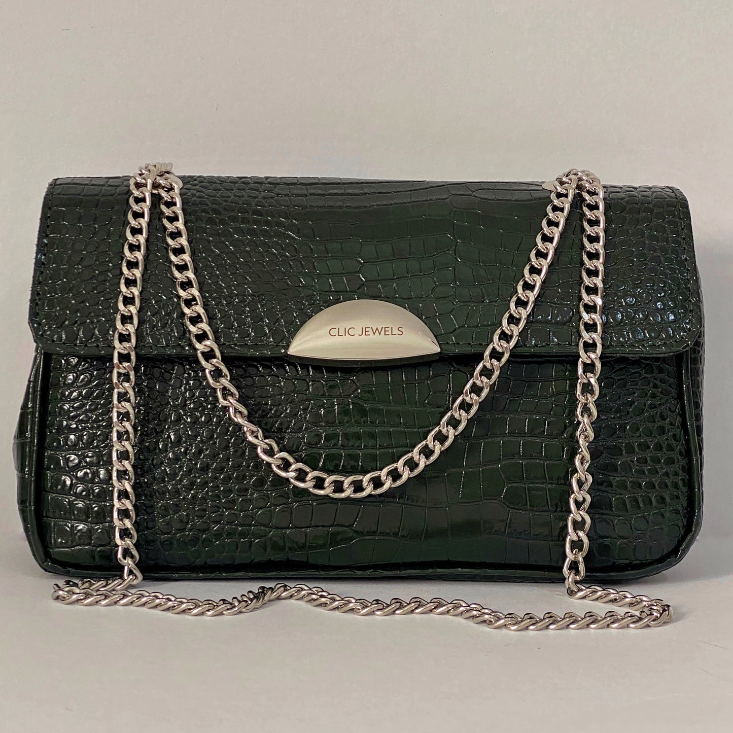 NEIRA MEDIUM (dark green genuine leather)