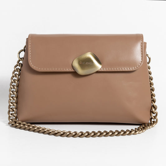 DONNA MEDIUM (nude smooth genuine leather)