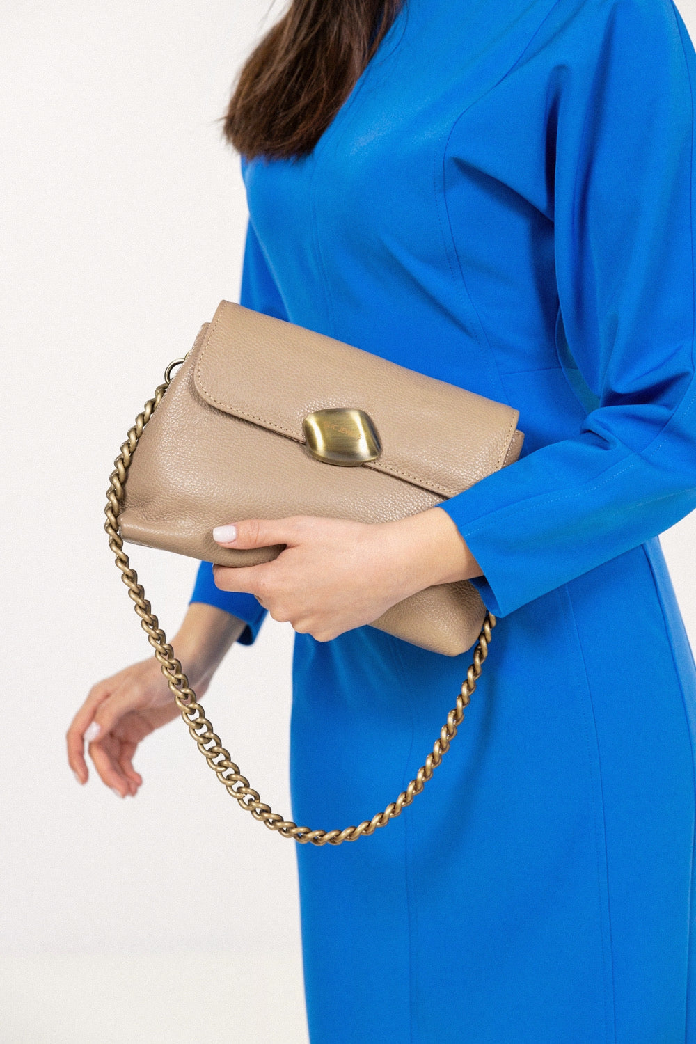 DONNA MEDIUM (mocha dolaro leather)