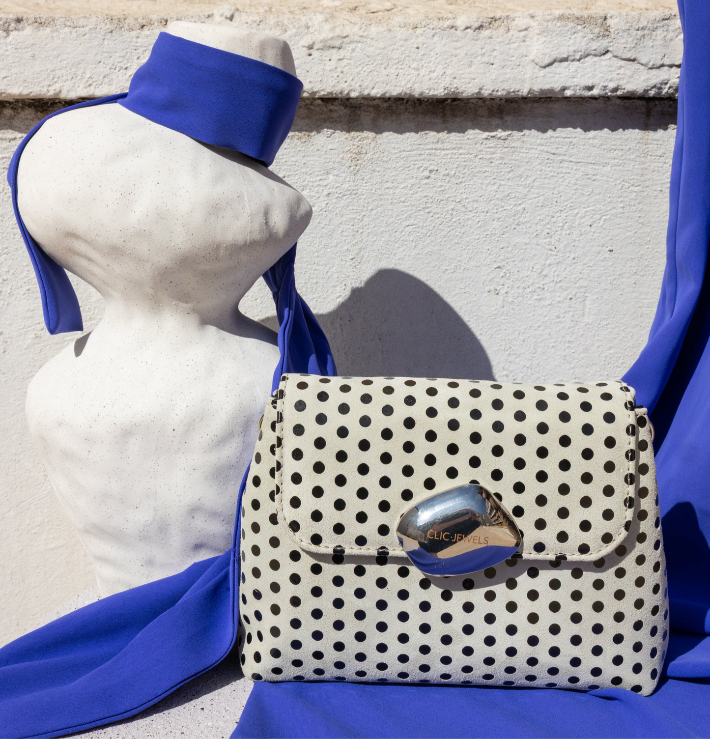 MAYA MINIBAG (polka dot genuine leather)