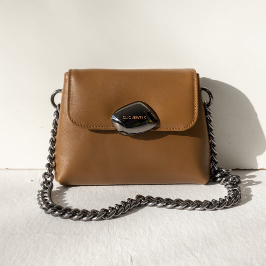 MAYA MINIBAG (caramel smooth genuine leather)