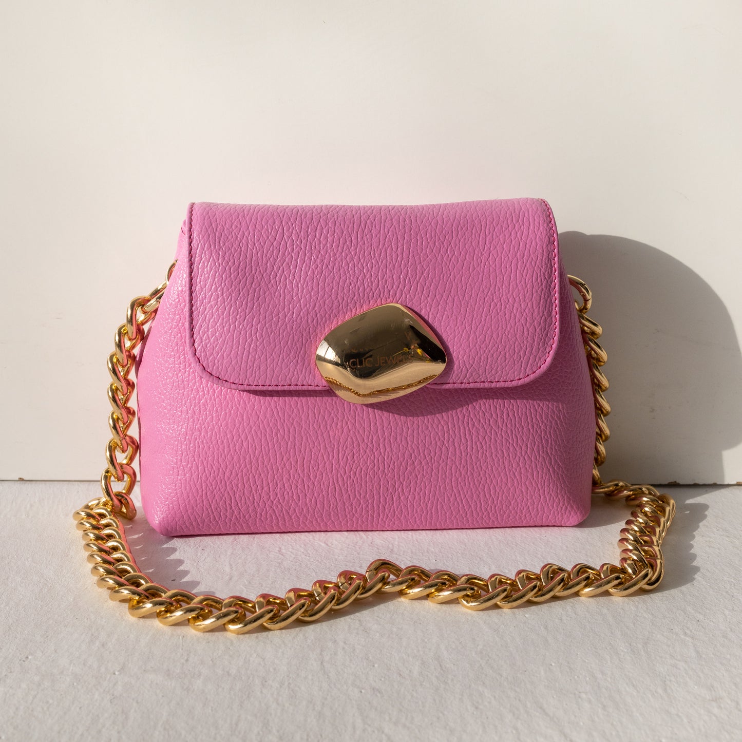MAYA MINIBAG (hot pink genuine leather dolaro)