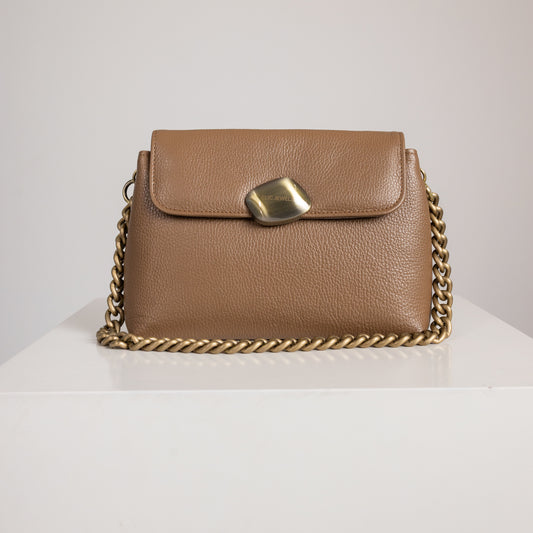 DONNA MEDIUM (choco brown dolaro genuine leather)