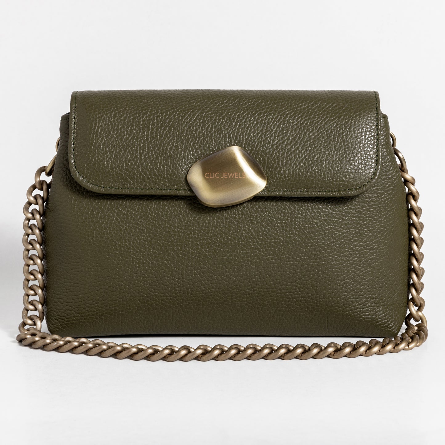 DONNA MEDIUM (olive green dolaro genuine leather)