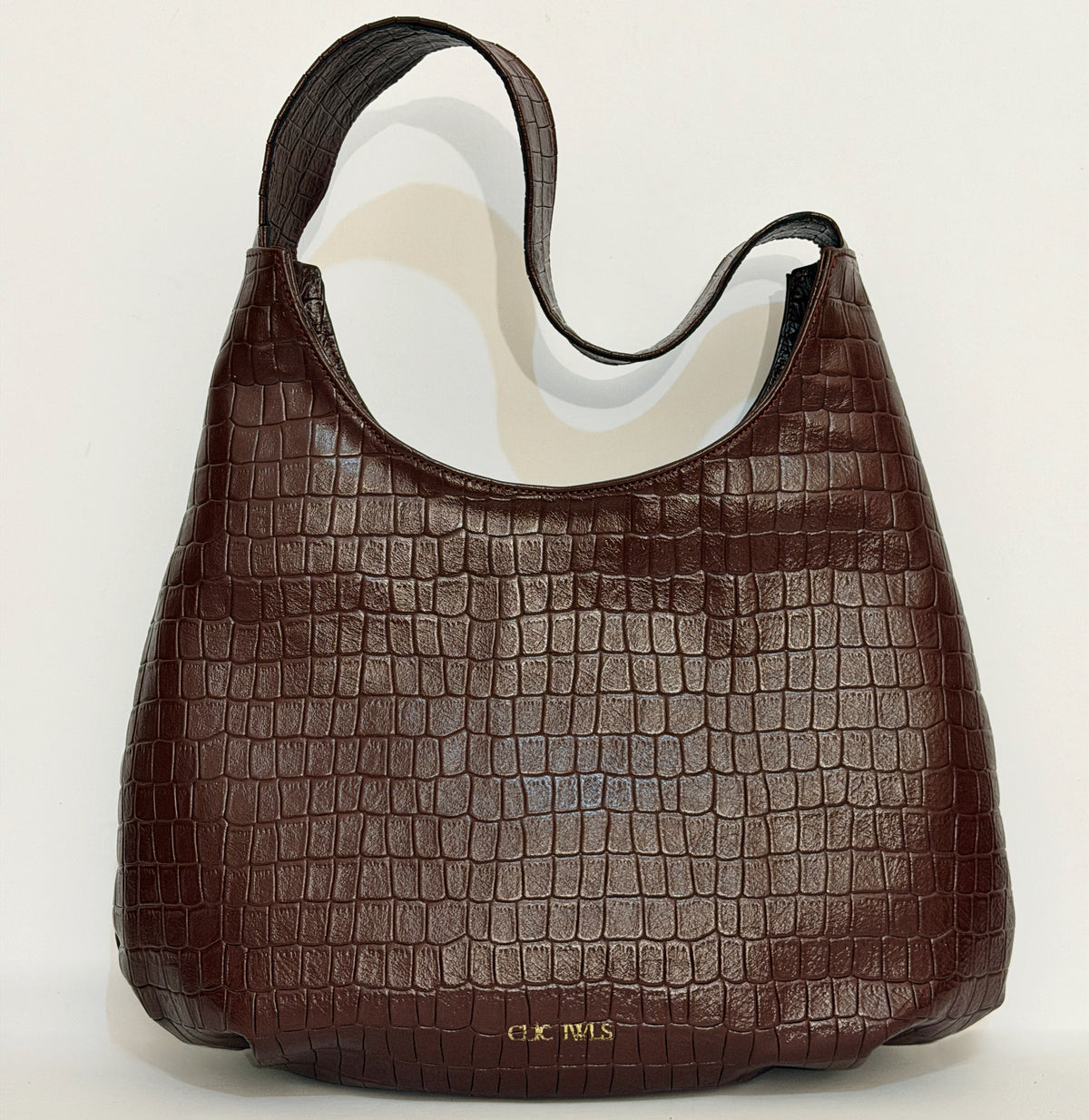 CANDY XL (bordeaux croco genuine leather)