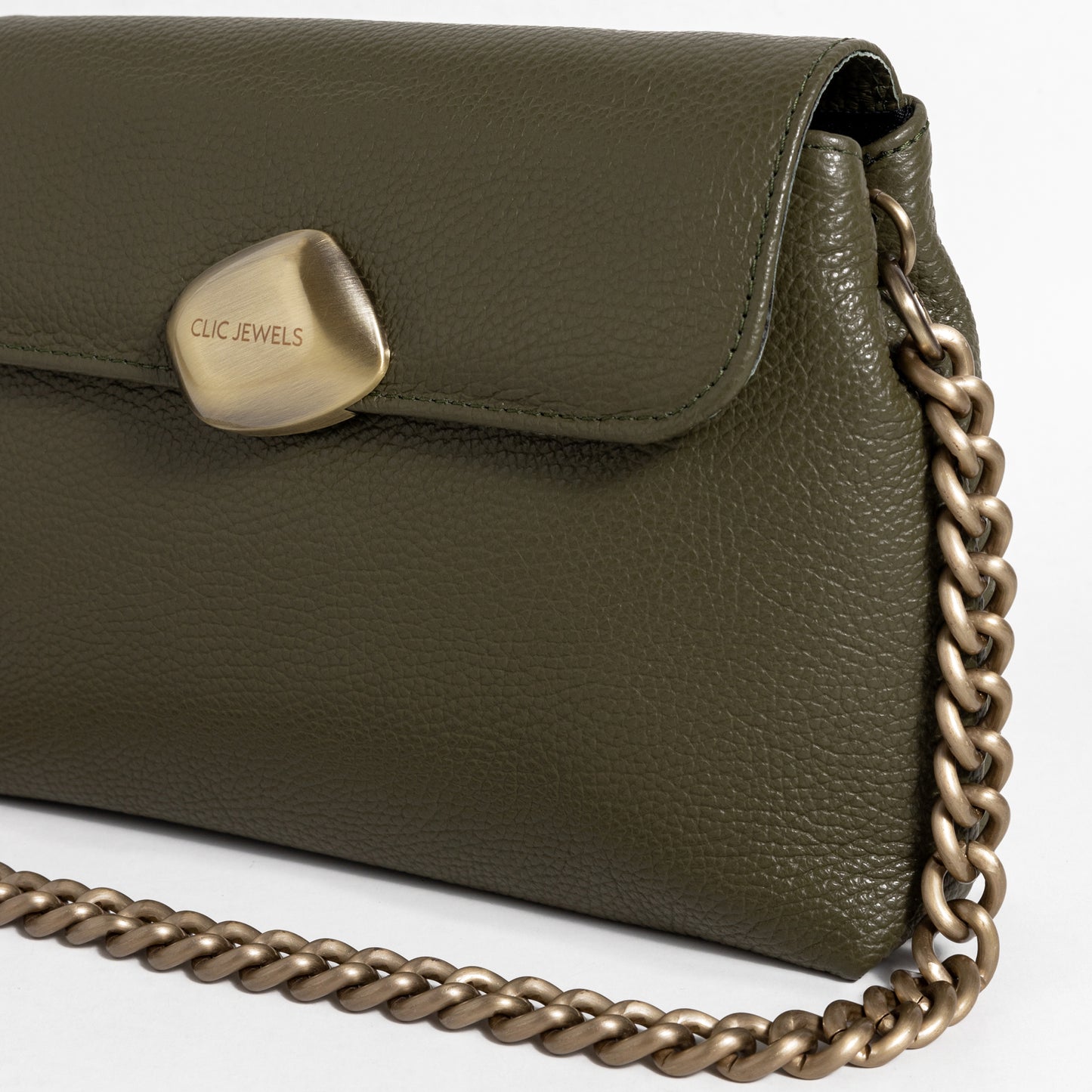 DONNA MEDIUM (olive green dolaro genuine leather)