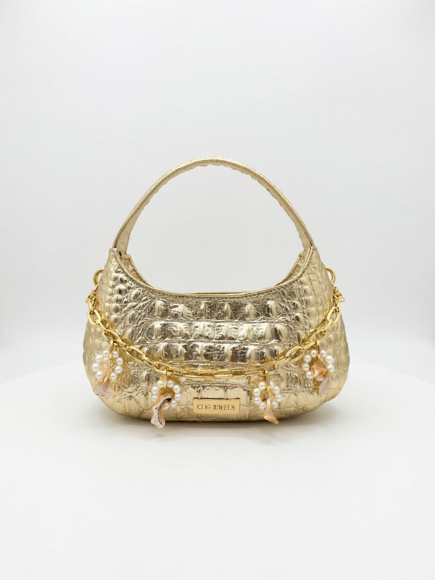 SHELLS & PEARLS BELT (ζώνη/bag charm)