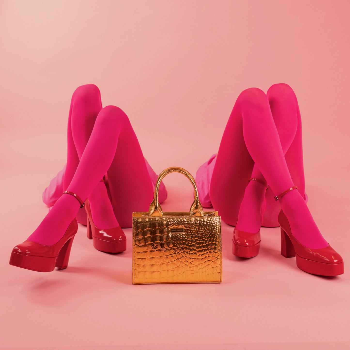 GRACE MINITOTE (gold croco genuine leather)