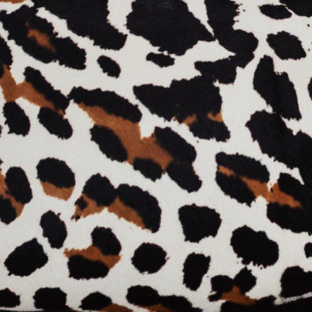 NEIRA MINI (animal print ponyskin/black dolaro genuine leather)