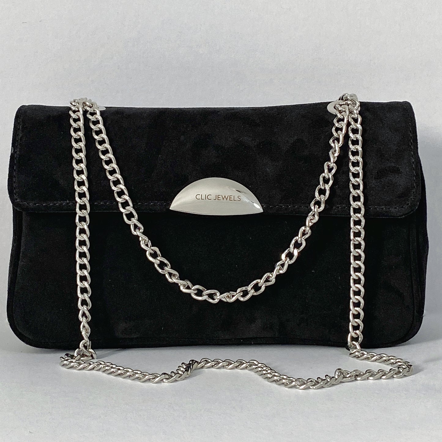 NEIRA MEDIUM (black suede genuine leather)