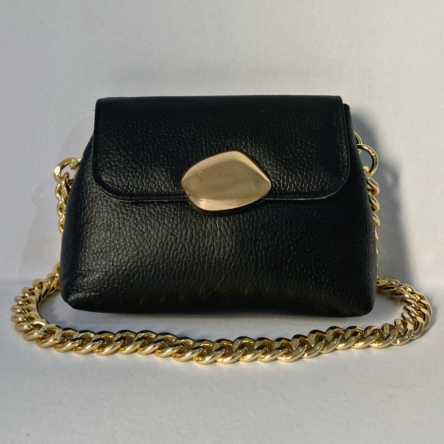 MAYA MINIBAG (black dolaro genuine leather)