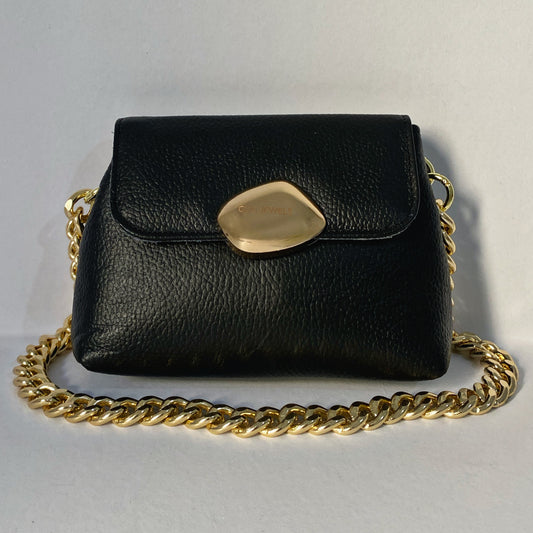 MAYA MINIBAG (black dolaro genuine leather)