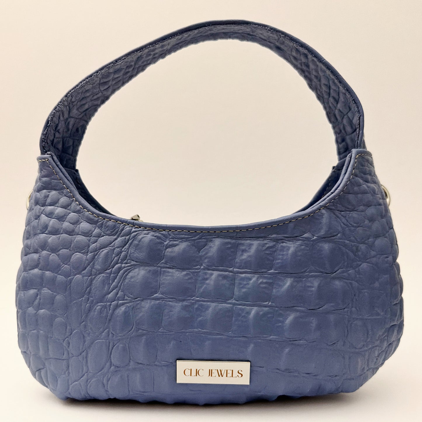 CANDY MINI (baby blue croco genuine leather)