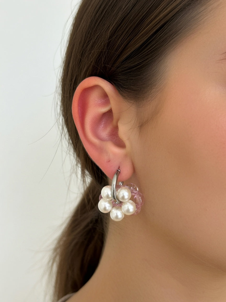 PINK DAISY PENDANT (τεμάχιο)