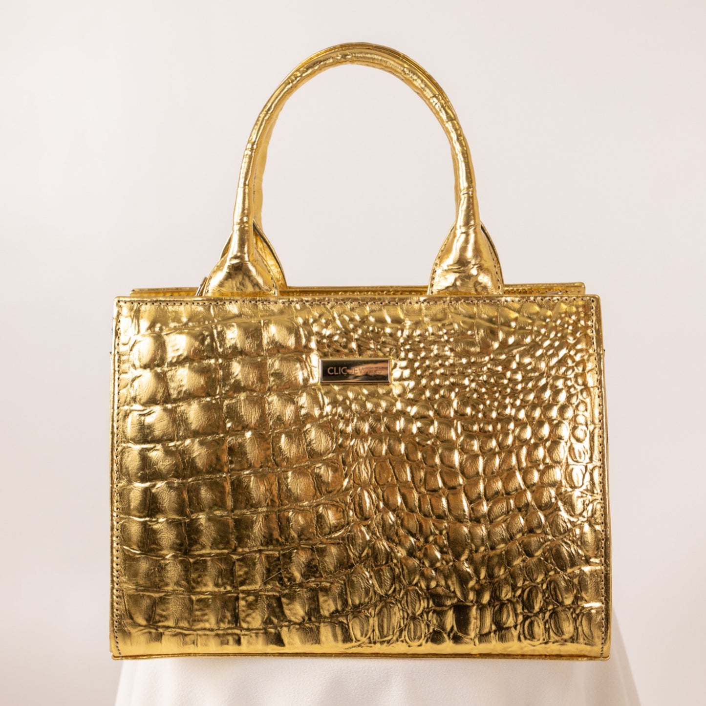 GRACE MINITOTE (gold croco genuine leather)