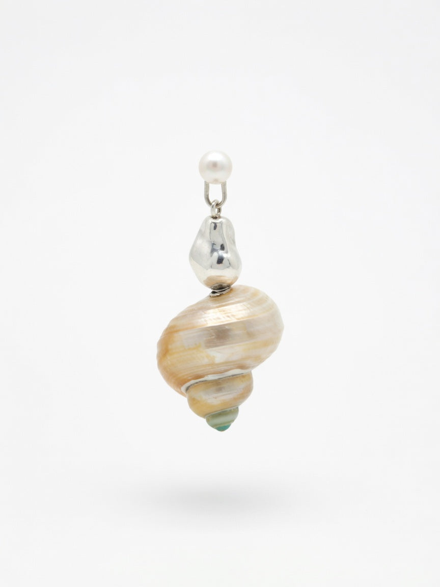 BOLD PEARL WITH SILVER DETAIL (τεμάχιο)