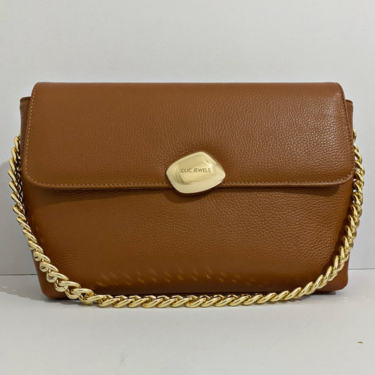 CIARA LARGE (camel dolaro genuine leather)