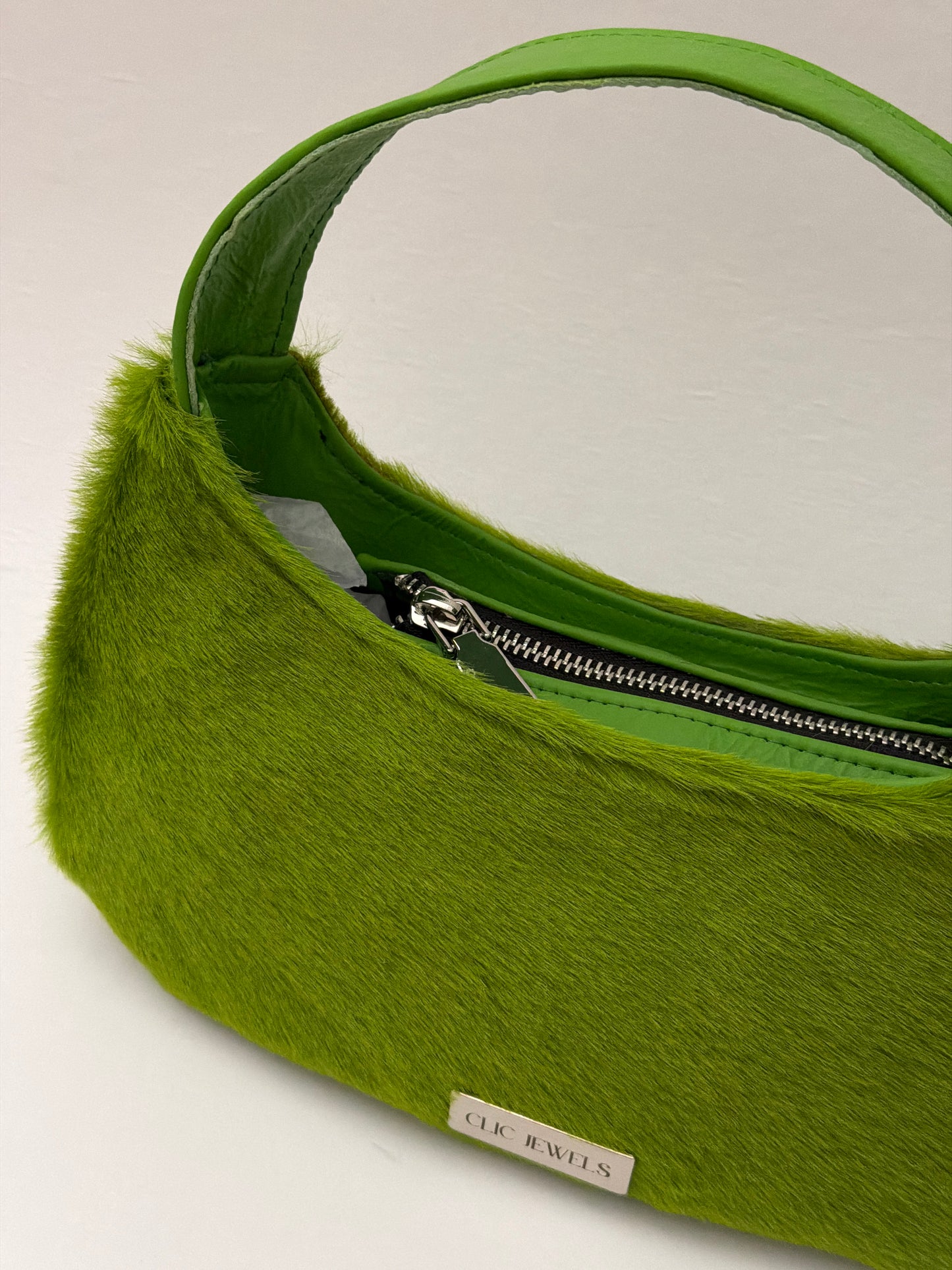 TROPICAL FOREST CANDY MINI (ponyskin/smooth genuine leather combo) (+belt/bag charm)