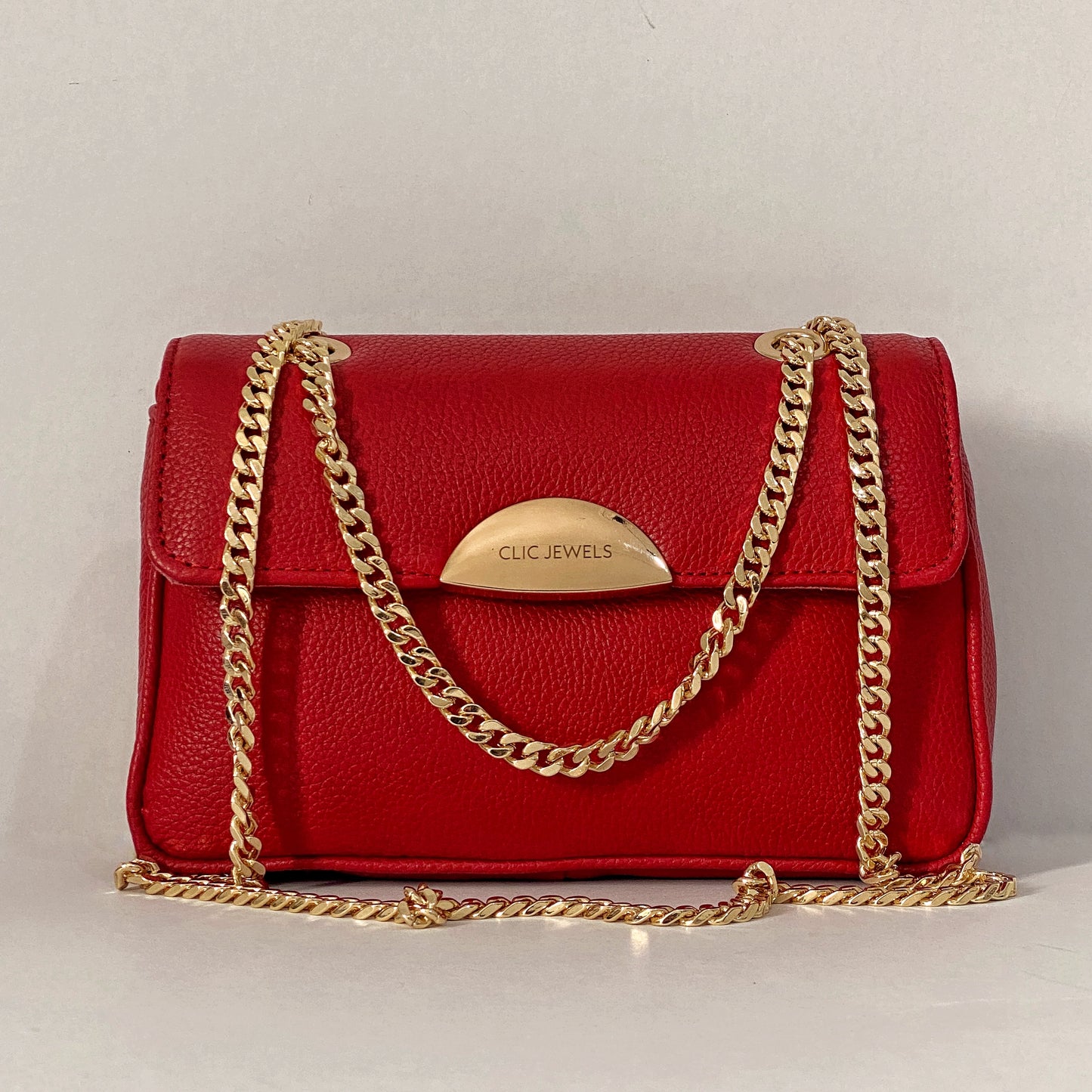 NEIRA MINI (red dolaro genuine leather)