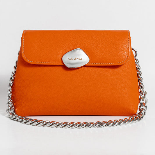 DONNA MEDIUM (orange dolaro genuine leather)