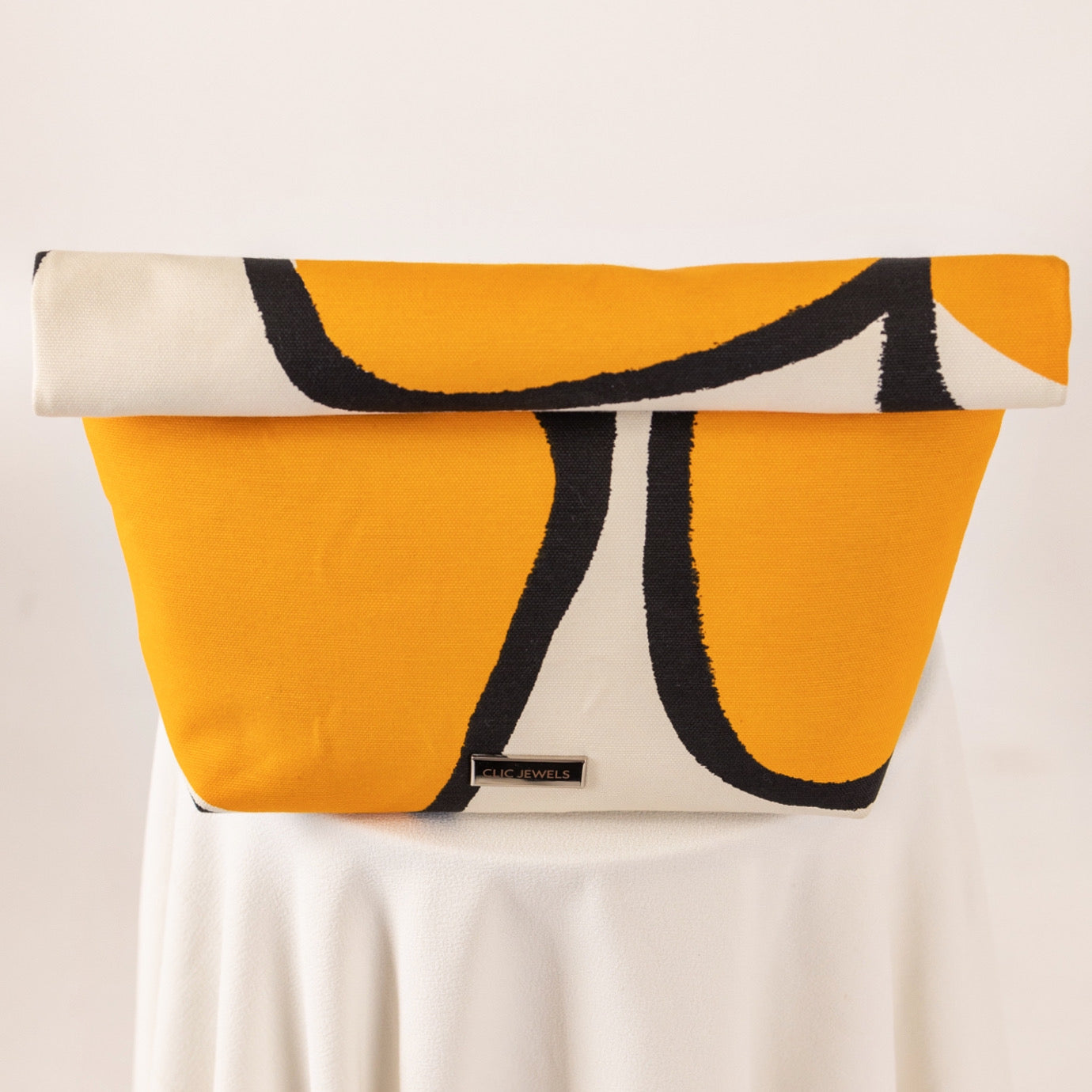 ALEX LUNCHBAG (orange cotton print)