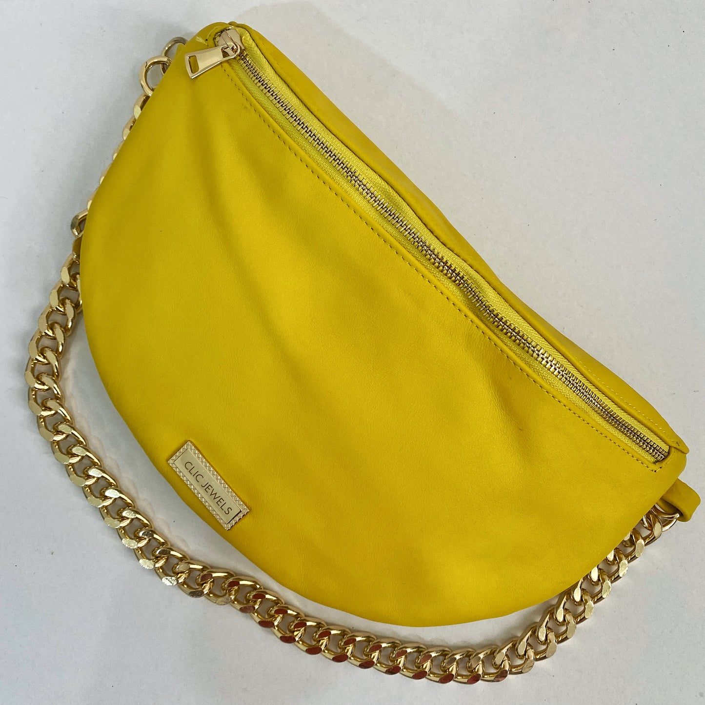 BIG BELTBAG (bright yellow genuine leather)