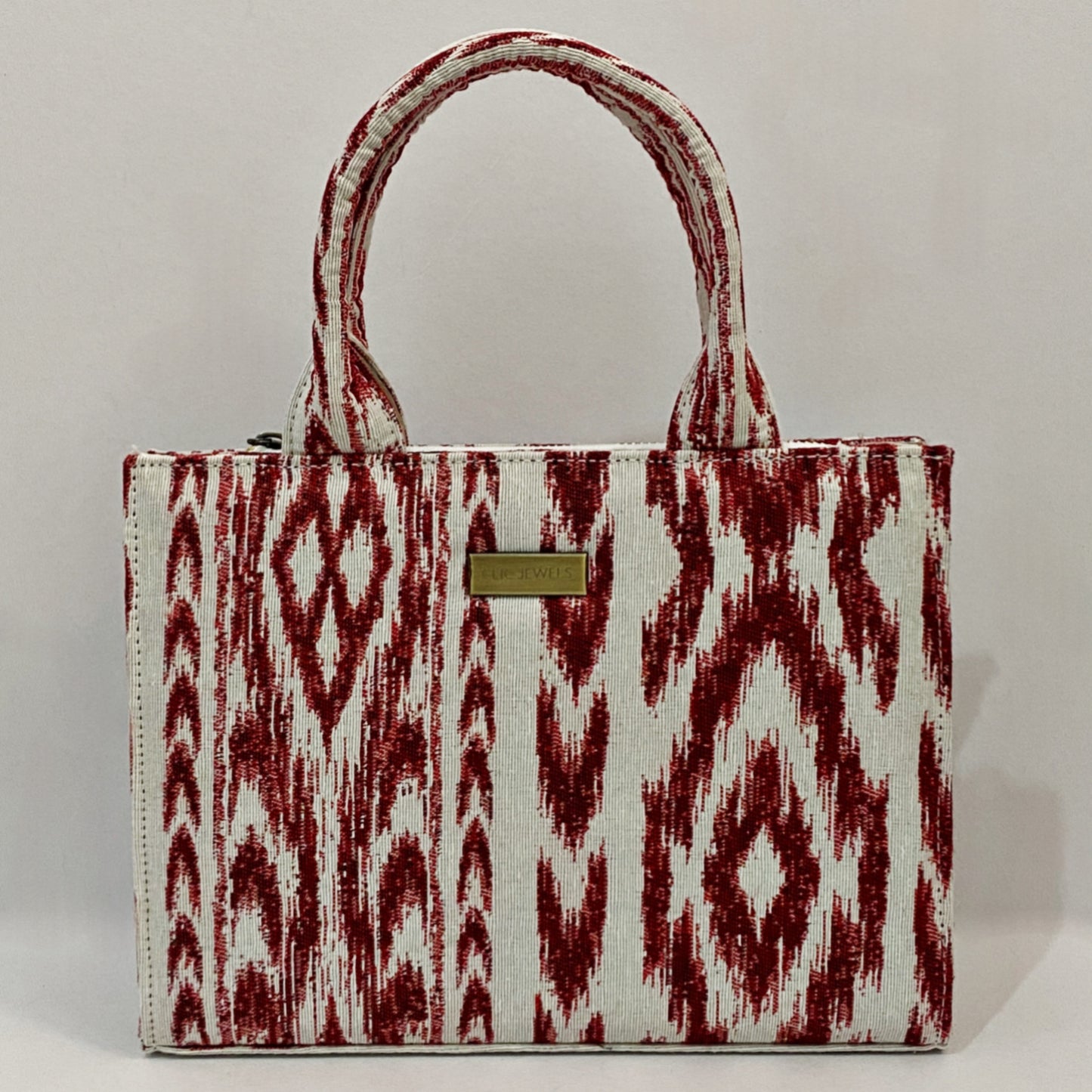 GRACE MINITOTE (bordeaux boho fabric)