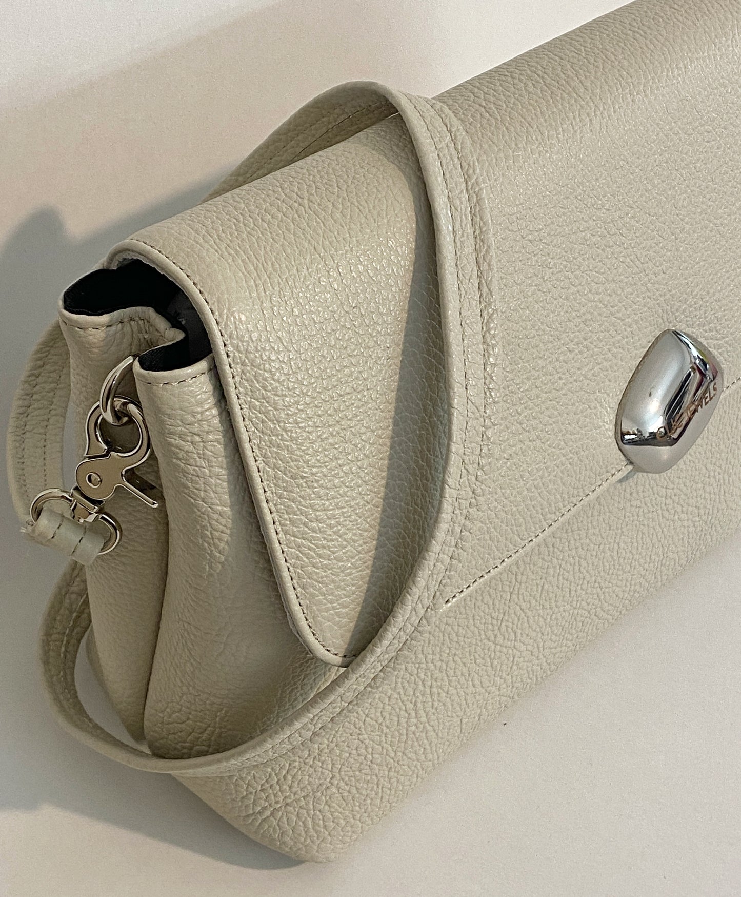 CIARA LARGE (beige big grain genuine leather)