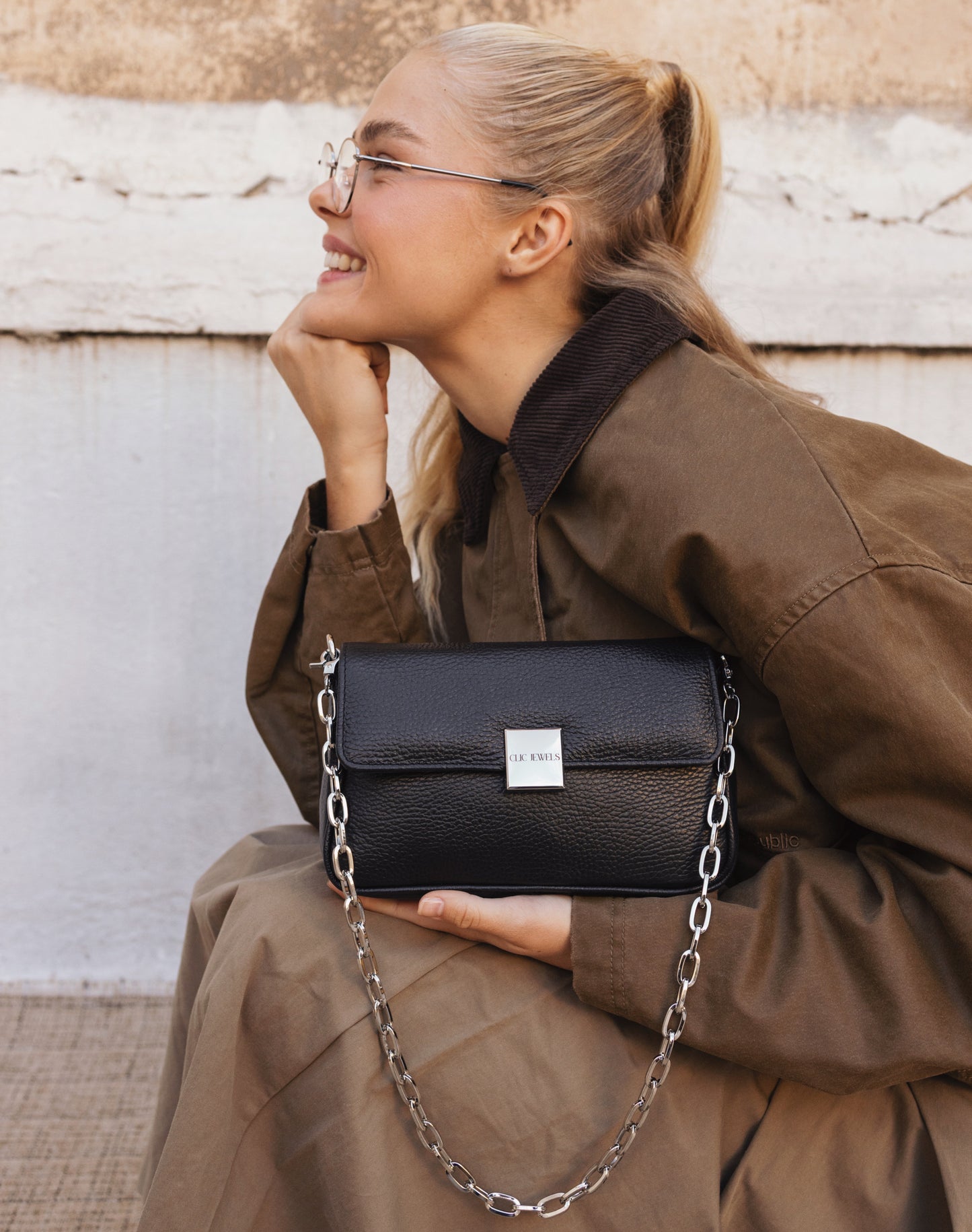 NEIRA MINI (black dolaro genuine leather)