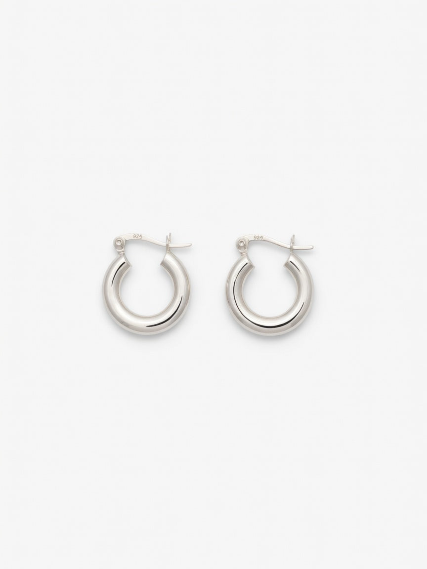 SILVER HOOPS 925 (ζευγάρι)