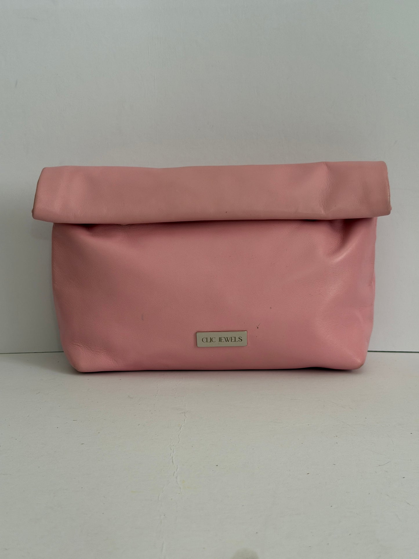 LUNCHBAG (pink smooth genuine leather)