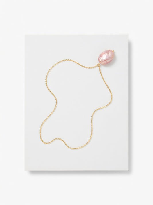 WAIST CHAIN GOLD WITH PINK SHELL (αλυσίδα μέσης)