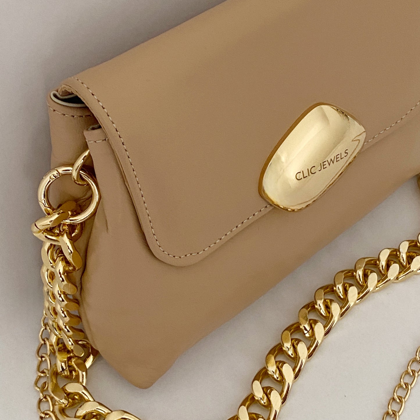 MAYA MINIBAG (nude soft genuine leather)