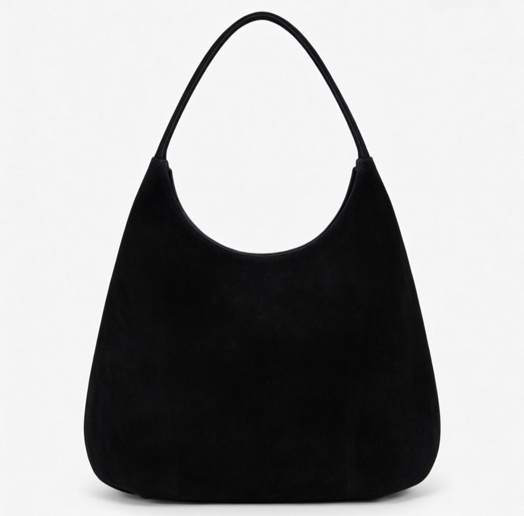 CANDY XL (black suede genuine leather)