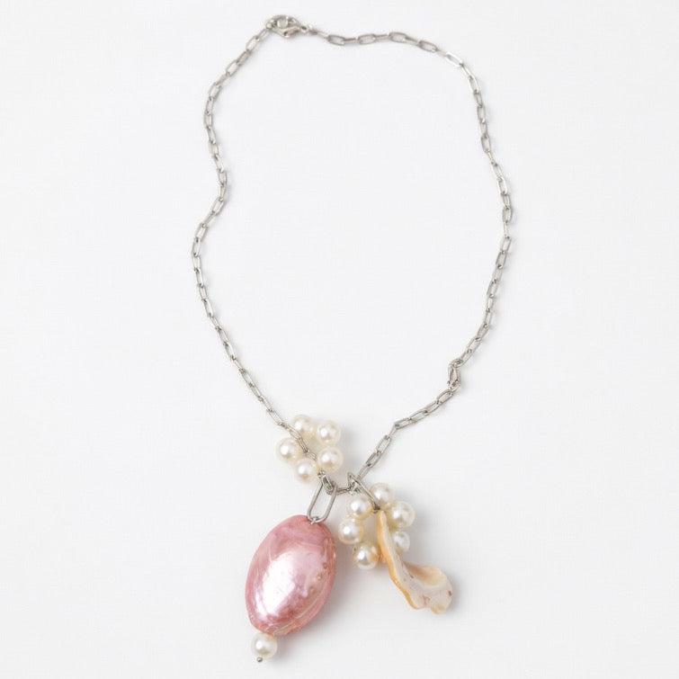 PINK SHELL PENDANT (τεμάχιο)