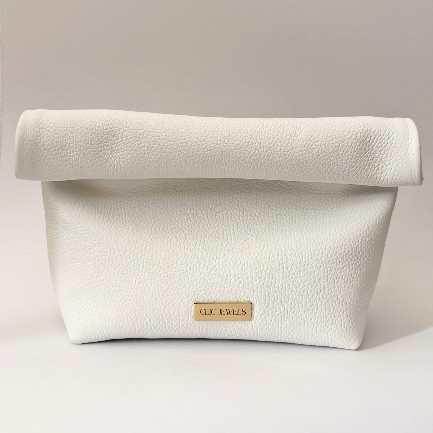 ALEX LUNCHBAG (white dolaro genuine leather)