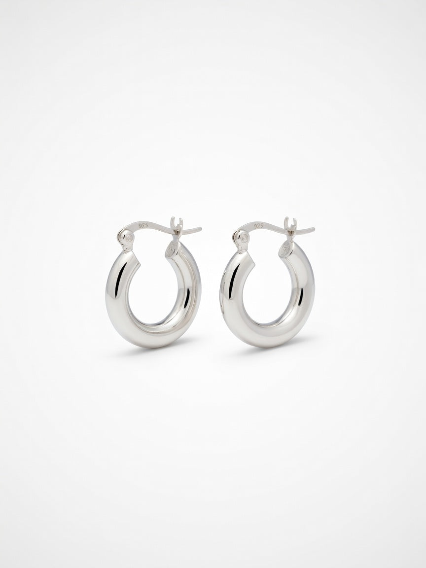 SILVER HOOPS 925 (ζευγάρι)