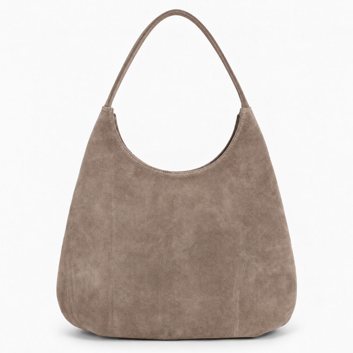CANDY XL (elephant grey suede genuine leather)