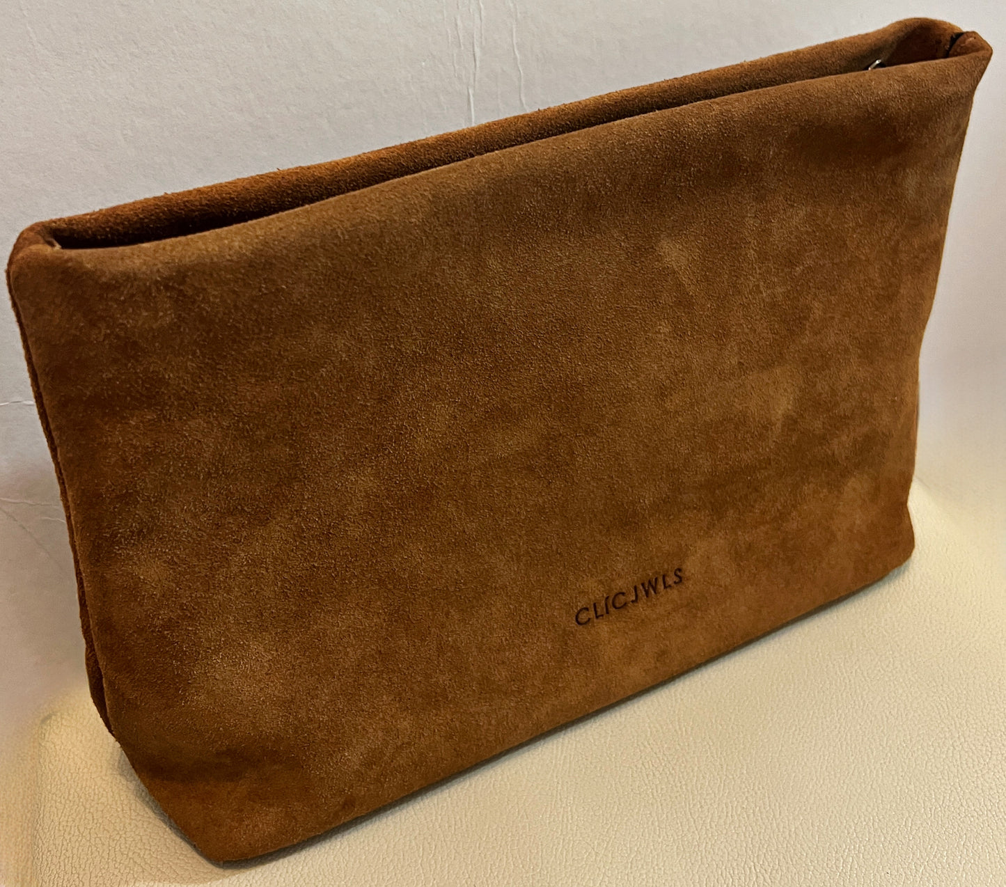 EMMA BIG (camel suede genuine leather)