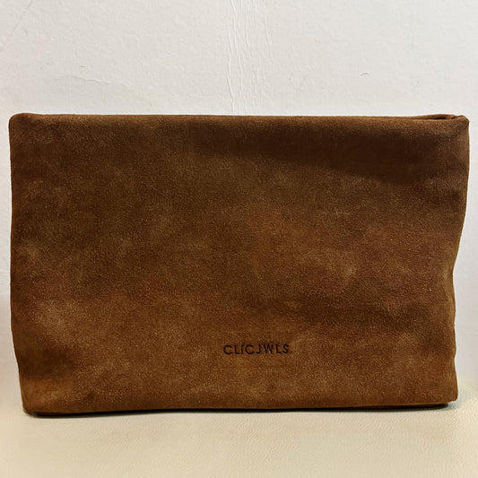 EMMA BIG (camel suede genuine leather)