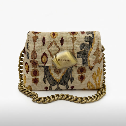 MAYA MINIBAG (ethnic print fabric)