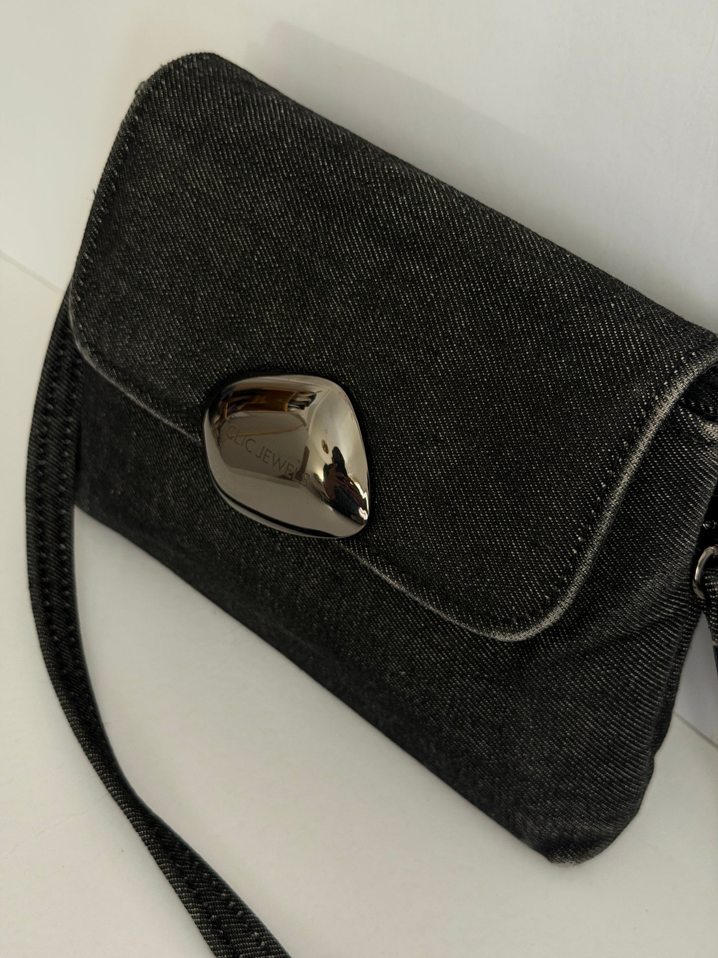 MAYA MINIBAG (washed black denim)