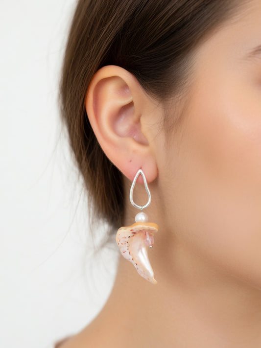 AEGEAN PEARL EARRINGS (ζευγάρι)