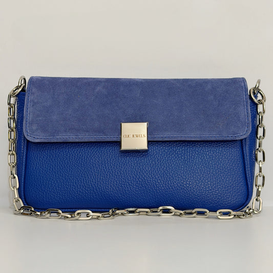 NEIRA MEDIUM (aegean blue combo genuine leather)