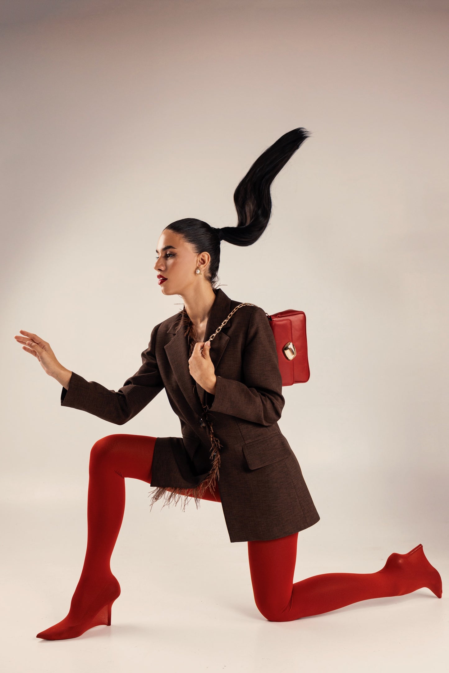 NEIRA MINI “LOVE ME” (red smooth genuine leather)