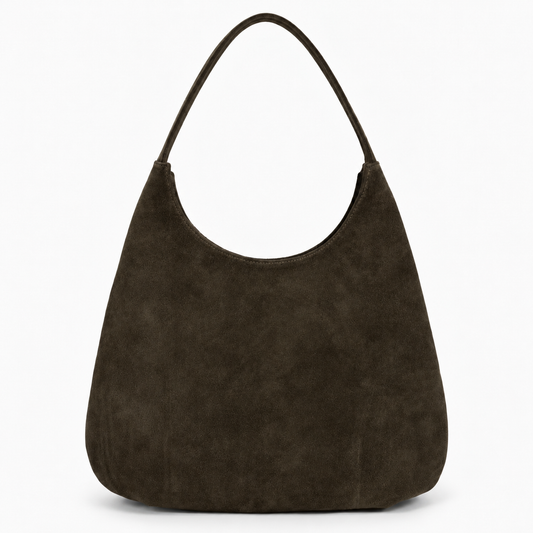 CANDY XL (khaki suede genuine leather)