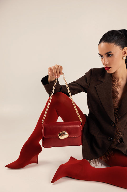 NEIRA MINI “LOVE ME” (red smooth genuine leather)