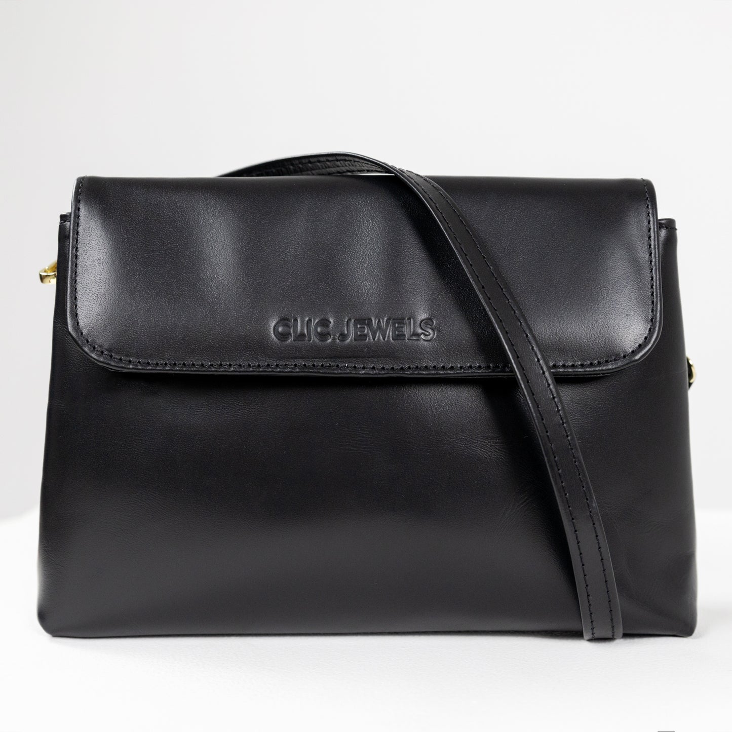 DONNA MINIMAL MEDIUM (black smooth genuine leather)