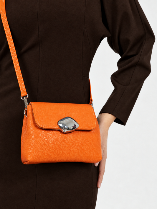 MAYA MINIBAG (orange dolaro genuine leather)